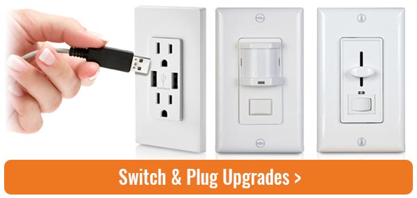 More Switch & Outlet upgrades for your garage: Visit Switch & Plug Upgrades