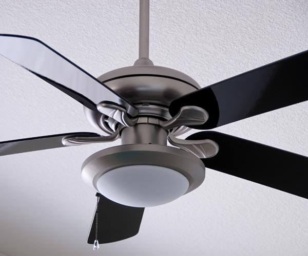 Modern Ceiling Fan with Light
