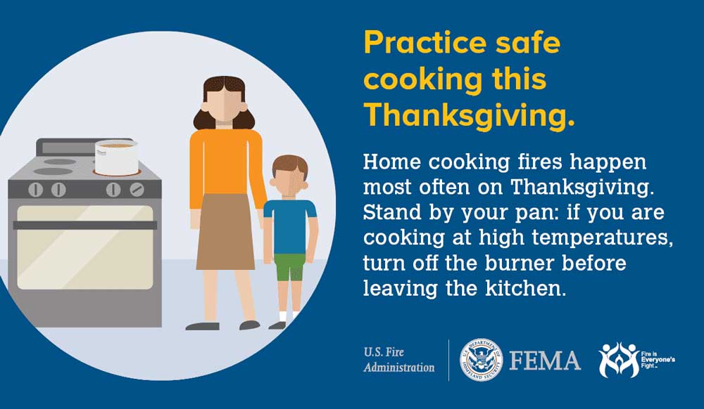 FEMA safe cooking