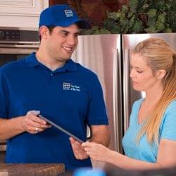 Metro Electric Technician with a lady